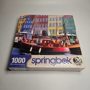 Springbok Copenhagen Waterfront 1000 piece puzzle, New/Sealed